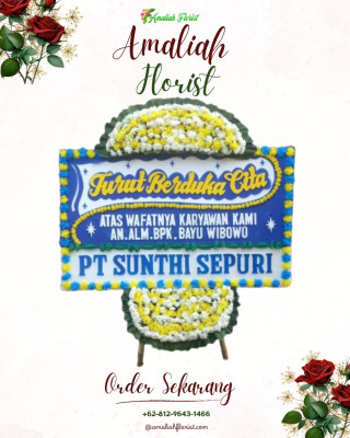 Papan Bunga Duka di Ringinharjo