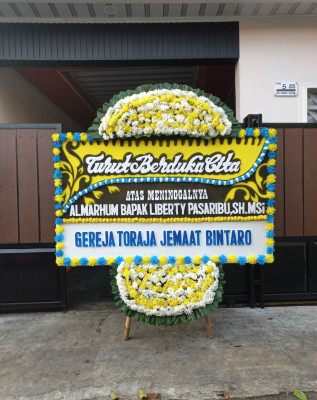 Papan Bunga Duka di Ringinharjo