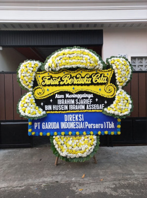 Papan Bunga Duka di Ringinharjo
