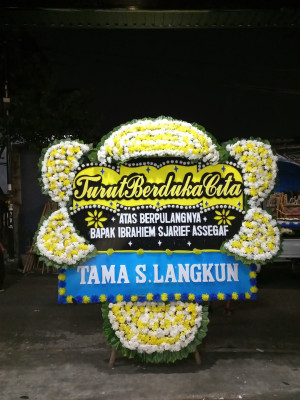 Papan Bunga Duka di Ringinharjo